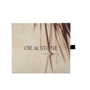 Luxury High Quality <b>Kraft</b> Paper Custom Design Cosmetics Perfume Packaging Drawer <b>Box</b> With Custom Ribbon - Product Image 3