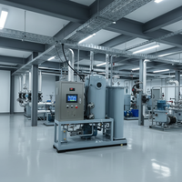 Système de purification d'huile hydraulique ignifuge pour l'élimination des acides, de l'eau et du gaz