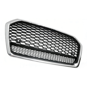 Nouvelle calandre avant en ABS chromé à mailles pleines pour Audi Q5 SQ5, mise à niveau RSQ5 2019-2021 B9, haute qualité, installation facile - Product Image 3