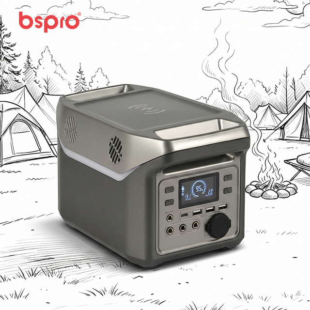 Portable Power Station 500W-2000W 358Wh-1530Wh LiFePO4 Pure Sine Wave AC Inverter for Camping Emergency Backup