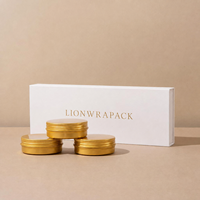 Coffret cadeau d'huiles essentielles d'aromathérapie personnalisé, emballage à rabat magnétique avec sac en papier Lionwrapack