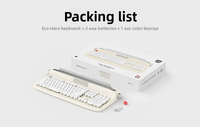 Keyboard Membran Private Mold B503 Actto BT 5.0 Nirkabel Retro Tipe Menulis dengan Penyangga Terintegrasi untuk Tablet dan Ponsel KC CE RoHS FCC TELEC