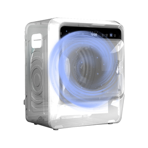 Sèche-<span class=keywords><strong>linge</strong></span> à <span class=keywords><strong>pompe</strong></span> à <span class=keywords><strong>chaleur</strong></span> électrique automatique <span class=keywords><strong>mini</strong></span> portable ventilé, capacité 4 kg, acier inoxydable, usage domestique - Product Image 2