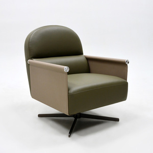 New Design Lazy Leisure <b>Chair</b> Modern Style Home Furniture Living Room Furniture <b>Single</b> Seat <b>Sofa</b> Cowhide <b>Chair</b> Customizable - Product Image 1