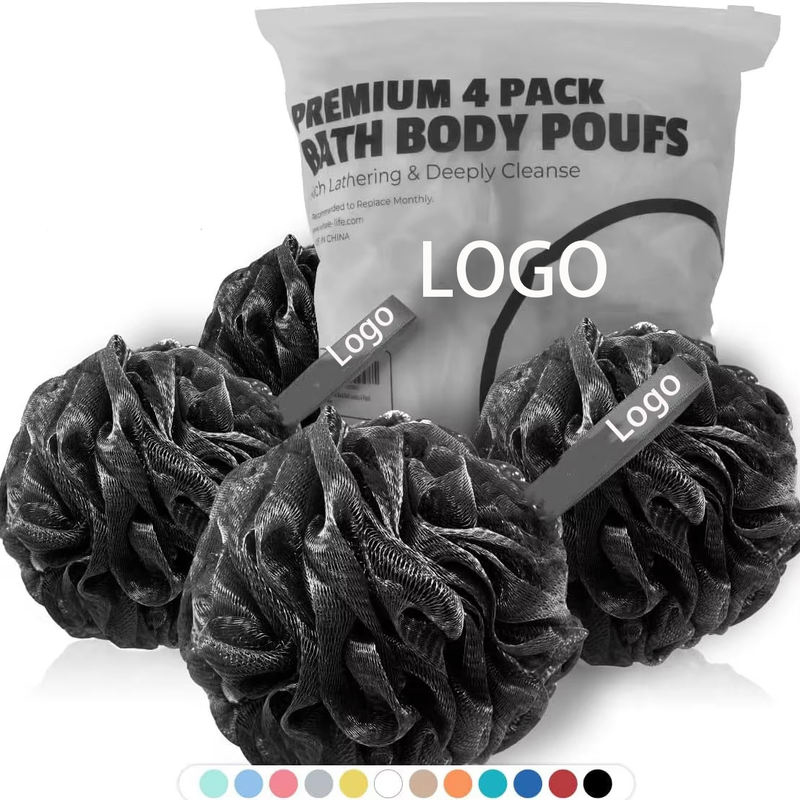 2PCS Natural Loofah Luffa Sponge Loofa Exfoliating Shower Body Bath Scrubbers