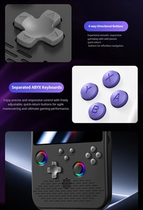 H5 RGB 5 Inch IPS 34 Emulators RK3506 4000mAh Battery 10H Dual RGB Joysticks Linux TitanOS <b>Retro</b> Player <b>Handheld</b> Game <b>Console</b> - Product Image 4