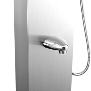 Panel de ducha eléctrico sin tanque, calentador de agua caliente, salida de agua caliente, 55 C, 2 segundos - Product Image 6