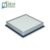 Filtro HEPA Premium con Sellado Lateral de Gel, Marco de Aluminio y Medio de Fibra de Vidrio para Sistemas HVAC de Cuartos Limpios Farmacéuticos