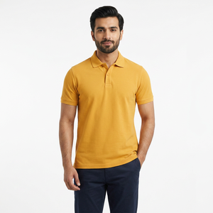 Camiseta Polo Personalizada con Logotipo para Hombre, Transpirable, de Algodón, Informal, Disponible en Tallas Grandes, OEM - Product Image 1