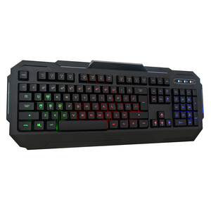 <span class=keywords><strong>Clavier</strong></span> de jeu mécanique rétroéclairé RVB personnalisé, <span class=keywords><strong>clavier</strong></span> de jeu filaire USB avec touches programmables, ergonomique pour les joueurs sur PC - Product Image 1