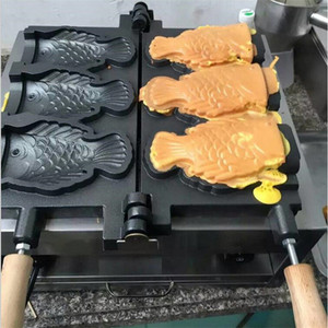 Machine à glace japonaise Taiyaki Machine électrique à cornets de crème glacée en forme de poisson - Product Image 6