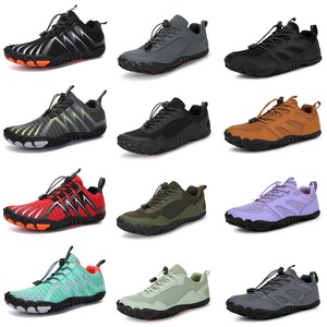 Men <b>Hiking</b> Shoes Thick Sole Low Heel Outdoor Trekking Climbing Running River Tracing Elastic Band A23 - Product Image 1