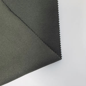 95% 면 5% 스판덱스 2x2 리브 니트 원단 중간 두께 340gsm 120cm 폭 부드럽고 통기성 있는 칼라, 커프스 및 패션 탑용 - Product Image 2