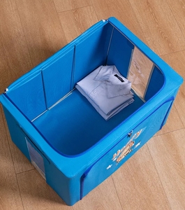 Contenedores Oxford plegables para almacenamiento de ropa, bolsas organizadoras, contenedor con marco de acero - Product Image 5