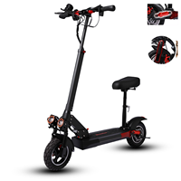 Trottinette Électrique Tout-Terrain 10 Pouces 48V 10Ah 45KM/H Pliable avec Double Suspension M4 pour Adultes – Entrepôt Europe