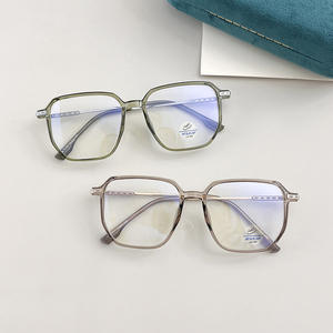 Gafas de Mujer Qianai con Marco Rectangular Anti Luz Azul, Lentes de Acetato con Marco Completo M4-11141, Origen Taizhou - Product Image 2