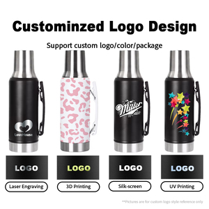Ensemble de gourde à maté en acier inoxydable de qualité supérieure, 1200 ml (40 oz), avec système de couvercles multiples, pour le maté sud-américain, vente en gros - Product Image 3