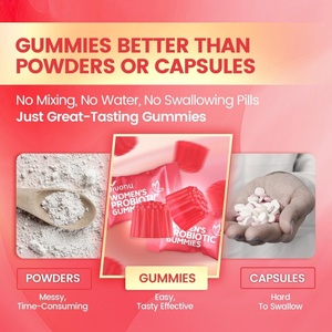 Caramelle Gommose Probiotiche al Mirtillo Rosso per Donne per Migliorare la Densità Ossea, Supportare il Sistema Immunitario e Integrare <span class=keywords><strong>Vitamine</strong></span> - Product Image 5