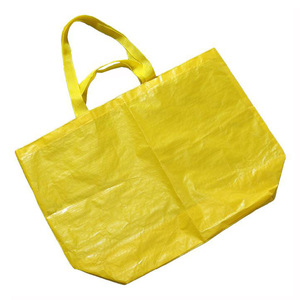 Nuove borse di stoccaggio in tela cerata laminata tessuta in PP all'ingrosso grande capacità colorata blu grande Shopping riutilizzabile - Product Image 3