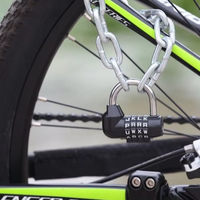 YH8435 Grand cadenas mécanique à combinaison à 4 chiffres pour extérieur, idéal pour casier de gym et bagages