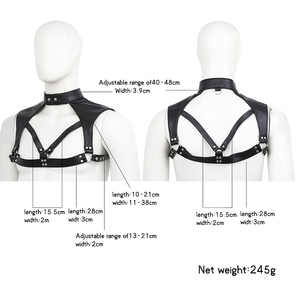 Nuevos corsés de cuero para hombre, arneses de Bondage para el cuerpo, club nocturno, pareja, coqueteo, ropa, productos eróticos - Product Image 6