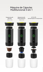 Nouvelle arrivée, machine à expresso électrique portable mini entièrement automatique à charge rapide, alimentée par batterie USB, pour café chaud/froid - Product Image 3