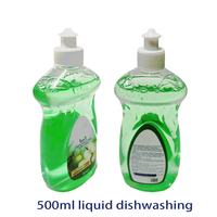 Liquide vaisselle écologique parfum citron avec 15-30% d'ingrédients actifs, détergent efficace pour éliminer les graisses de cuisine