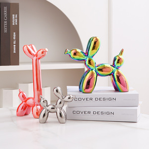 Piccola luce di lusso in <span class=keywords><strong>resina</strong></span> elettrolitica ornamenti per cani <span class=keywords><strong>palloncino</strong></span> soggiorno porticato in stile nordico decorazioni per la casa - Product Image 2