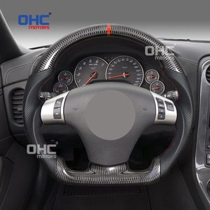 Volant en fibre de carbone véritable pour Chevrolet <span class=keywords><strong>Corvette</strong></span> Z06 C6 Coupé, stock USA, 2006-2011 - Product Image 6