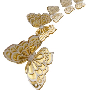 Honey And Sweetness 3D Butterfly Acrylic <b>Cake</b> Decoration 1.3mm Thick Color Printed For <b>Cake</b> <b>Decorating</b> <b>Supplies</b> - Product Image 5