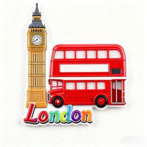 Touristic Landmark Building Polyresin Handmade Refrigerator Souvenir Gift Resin <b>Fridge</b> Magnet - Product Image 1