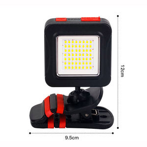 360 ° 회전 충전식 USB-C 자동차 수리 검사 작업등 전원 은행 3 깜박임 모드 <span class=keywords><strong>LED</strong></span> 클립 작업 등 - Product Image 4