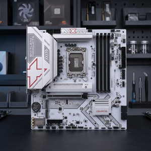 Nueva Placa Base BATTLE-AX B860M-WHITE WIFI Core Ultra LGA 1851 DDR5 de Doble Canal SATA M.2 M-ATX para Juegos - Product Image 3