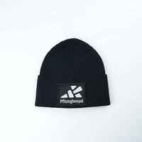Bonnet tricoté chaud d'hiver pour l'extérieur, personnalisé avec logo tissé, design tendance