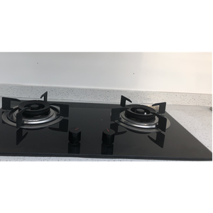 Fauteuil à gaz trempé noir, deux brûleurs, de bonne qualité, nouveau modèle, accessoire intégré - Product Image 1