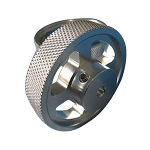 Rueda medidora de encoder rotatorio de aluminio antideslizante, 250 mm de perímetro, 6 mm de diámetro interior, 2 unidades/lote, rueda medidora de 250 mm, rueda contadora de 250 mm - Product Image 1