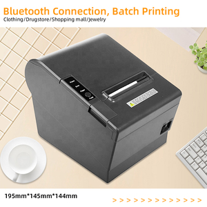 New 80 mét Máy in hóa đơn nhiệt với Bluetooth không dây USB hóa đơn Vé Máy in nhiệt - Product Image 4