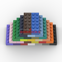 BEBRICKS Série de pièces de construction 2456 Briques 2x4 Briques de construction MOC Voiture RC Blocs de construction pour garçons et filles Cadeau