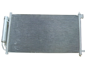 คอนเดนเซอร์แอร์รถยนต์สำหรับนิสสัน ทีด้า ปี 2006- รุ่น OEM 92100JX00A อะลูมิเนียม รับประกัน 1 ปี - Product Image 1