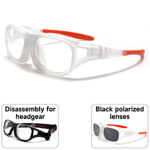 2025 ट्रेंडी कस्टम स्पोर्ट्स आईवियर प्लास्टिक फ्रेम बास्केटबॉल गॉगल पुरुषों के लिए सुरक्षात्मक आंख फुटबॉल चश्मा - Product Image 6