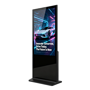 Écran d'affichage numérique vertical LCD d'intérieur de 32, 43, 50, 55, 65, 75, 85, 100 pouces, écran publicitaire intelligent sur pied - Product Image 1