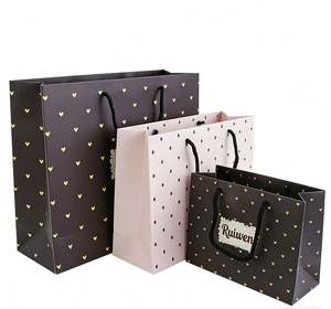 Sac fourre-tout personnalisé avec poignée pour cadeaux d'anniversaire et de mariage, sac en carton imprimé intégral avec poignée pour entreprises - Product Image 4