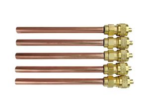 Pezzi di ricambio del condizionatore d'aria 1/4 "valvola di accesso di refrigerazione in rame - Product Image 3