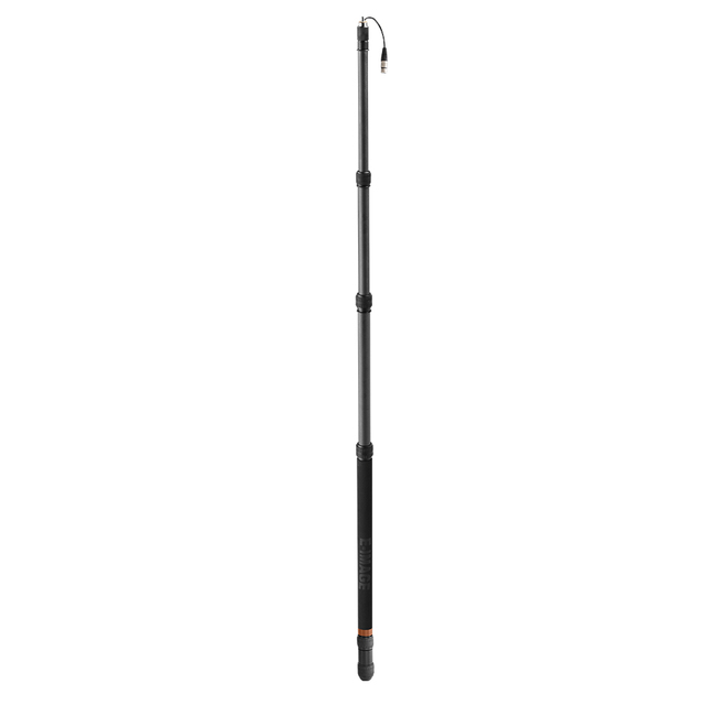 E-IMAGE BC09P 260cm Carbon Fiber Telescoping Microphone Boompole with Internal Cable & XLR Base