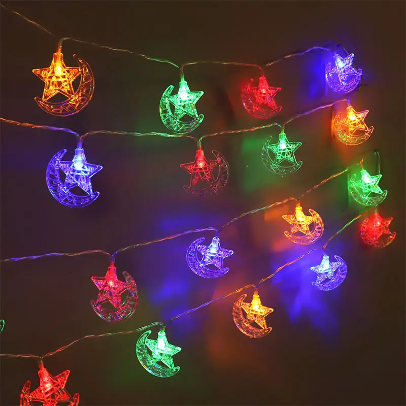 LED-Stern-String-Lichter batteriebetriebene Märchenlichter für Weihnachtsbaum Schlafzimmer Party Haus Hochzeitsdekoration