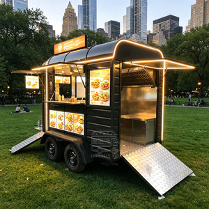 Carreta moderna para comida callejera con ventana de exhibición y mostrador de servicio para eventos tipo pop-up. - Product Image 6