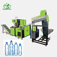 Fournisseur chinois de machines de soufflage de préformes à 4 cavités semi-automatiques pour bouteilles en PET, pour la fabrication de bouteilles d'eau et de boissons en plastique