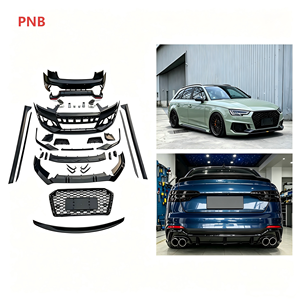 Kits de Parachoques Delanteros y Traseros para Auto A4 S4 B9, Estilo RS4, Kits de Carrocerí<span class=keywords><strong>a</strong></span> Completos con Rejilla, Difusor de Labio Delantero para <span class=keywords><strong>Audi</strong></span> A4 S4 B9 2017 2018 2019 - Product Image 1