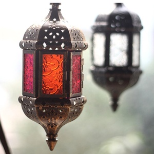 Moroccan Wrought Iron <strong>Hanging</strong> Candlestick Iron <strong>Tea</strong> <strong>Light</strong> Candle <strong>Holder</strong> - Product Image 4