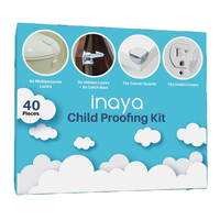 Kit de sécurité pour enfants Gaixie OEM, serrures de sécurité multi-usages pour bébés, ensemble de serrures réglables pour armoires et tiroirs, serrures de sécurité en plastique pour bébés